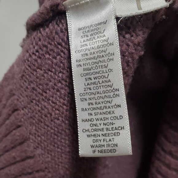 Lou & Grey Purple Turtleneck Sweater | M - Picture 2 of 5